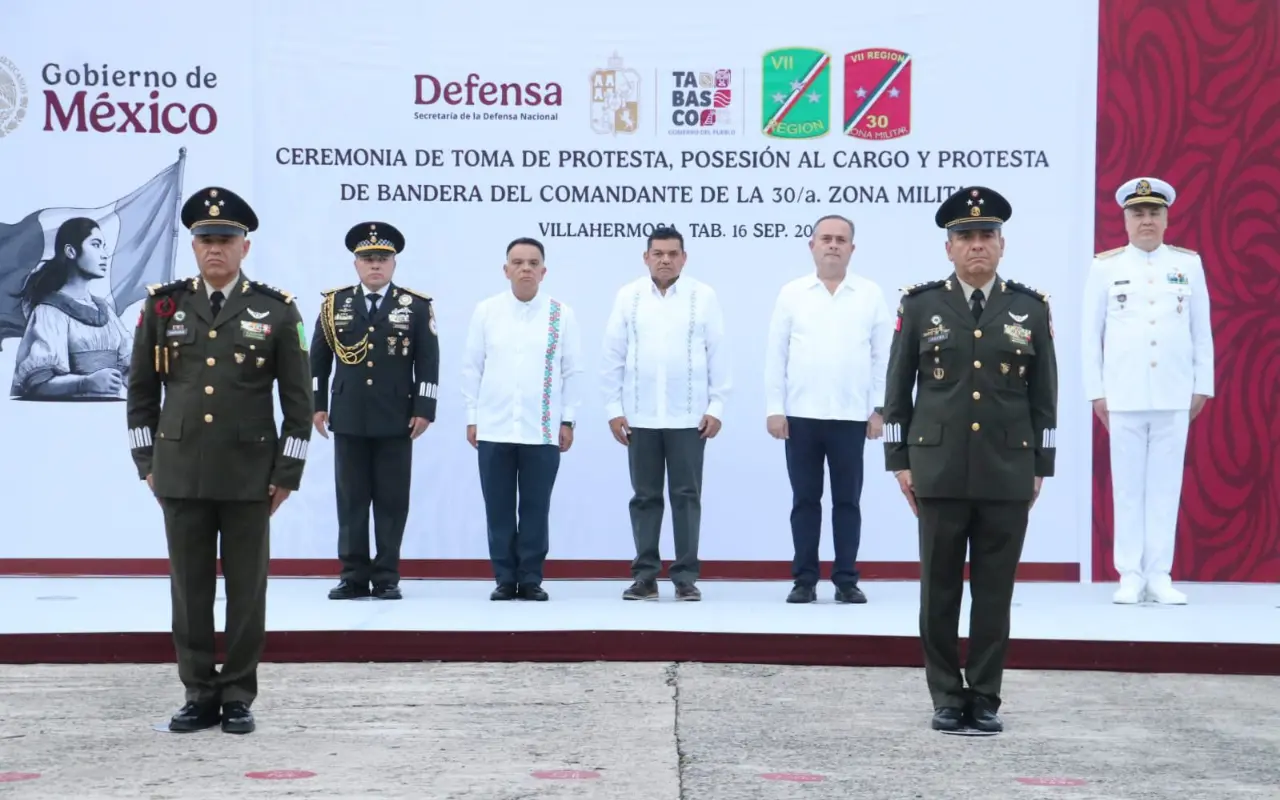 Ceremonia de toma de protesta y posesión. Foto: X (@TabascoJavier)