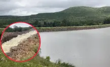 VIDEO | Así luce la presa Garabitos y su desfogue al Arroyo Seco tras 5 días de lluvias