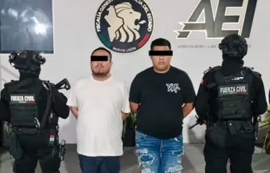 Fuerza Civil asegura droga y detiene a dos hombres tras operativo en García