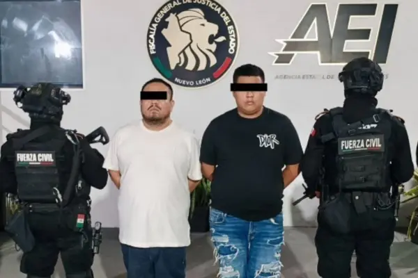 Fuerza Civil asegura droga y detiene a dos hombres tras operativo en García