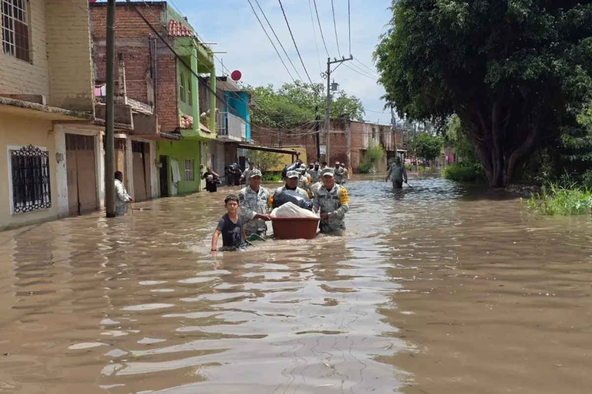 Inundaciones en Guanajuato Foto: X(Twitter) @GN_MEXICO_