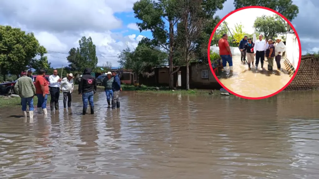 Lluvias en Canatlán provoca inundación en uno de sus poblados y estos son los daños