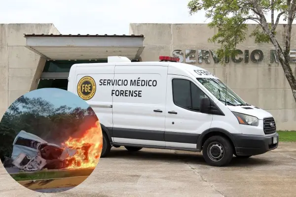 Fiscalías harán pruebas de ADN a cuerpos calcinados en accidente de la Mérida-Campeche