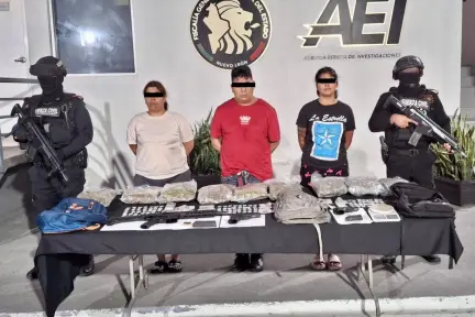 Captura a 3 con armas y droga tras balacera en la colonia Altamira
