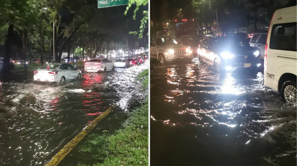 Activan Alerta Roja y Amarilla por fuertes lluvias y granizo en CDMX
