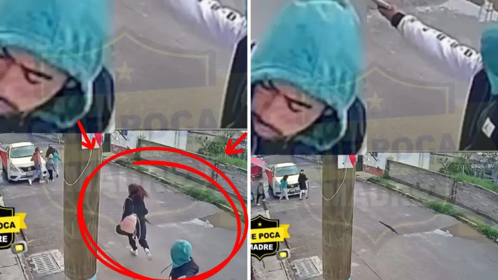 VIDEO | Hombre intenta asaltar a mano armada a mujer en calles de Toluca y huye sin ser detenido