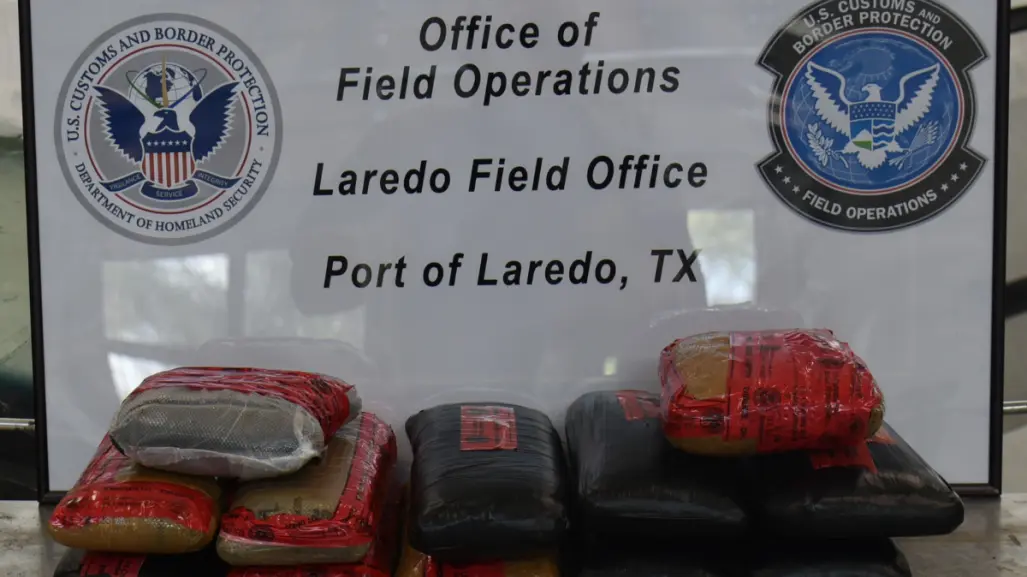 Detienen en Laredo a hombre que intentaba cruzar heroína desde Tamaulipas