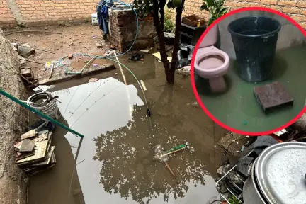 Brotan aguas negras en viviendas de Durango tras lluvias de martes y miércoles