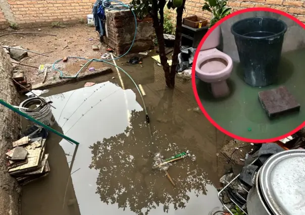 Brotan aguas negras en viviendas de Durango tras lluvias de martes y miércoles