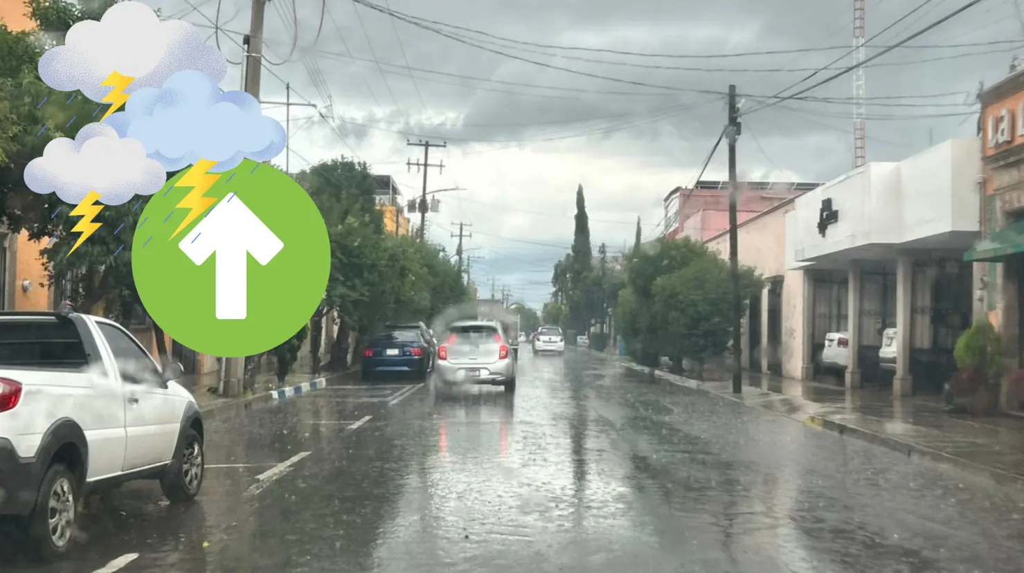 L;a temporada de lluvias en Durango ha sido bueno debido a la presencia del monzón mexicano. Foto: Alejandro Ávila.