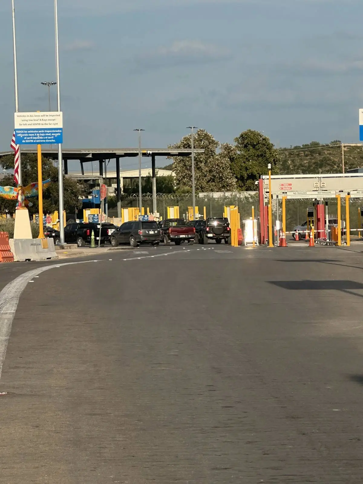 Así los puentes internacionales durante el Día de la Independencia de México / Foto: Daniel Acevedo