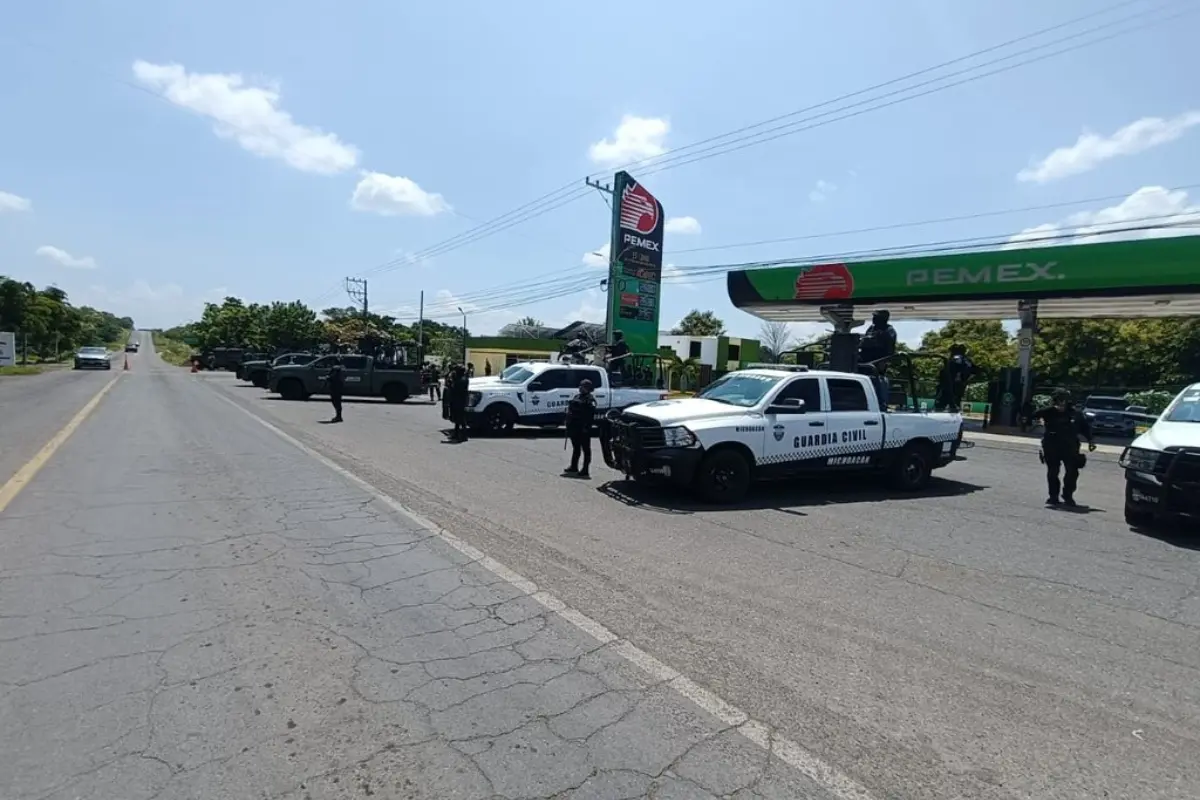 Las autoridades arribaron a la escena del crimen Foto: X(Twitter) @SSeguridad_Mich
