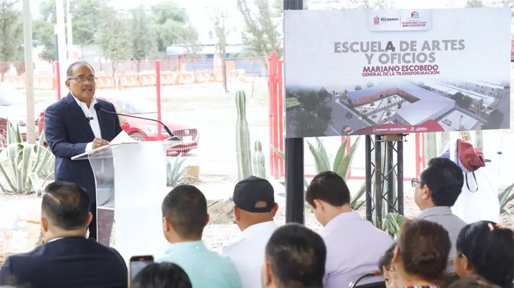 Andrés Mijes inaugura Escuela de Artes y Oficios en Escobedo