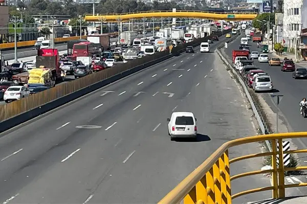 Esta es la fecha en que las vías laterales de la autopista México-Puebla cambiarán de sentido