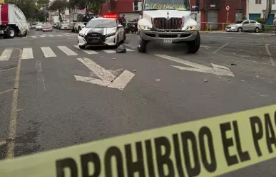 Muere adulta mayor arrollada en la colonia Doctores por camión recolector de basura de CDMX