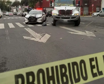 Muere adulta mayor arrollada en la colonia Doctores por camión recolector de basura de CDMX