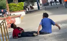 VIDEO | Persona con discapacidad mata a golpes a persona en zona centro de Victoria
