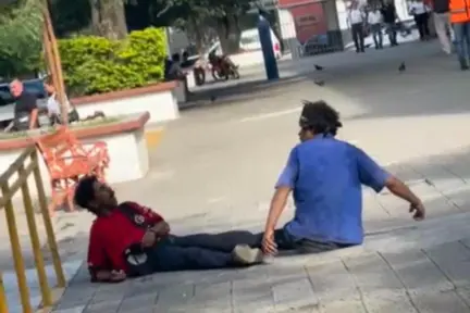 VIDEO | Discapacitado mata a golpes a persona en zona centro de Victoria
