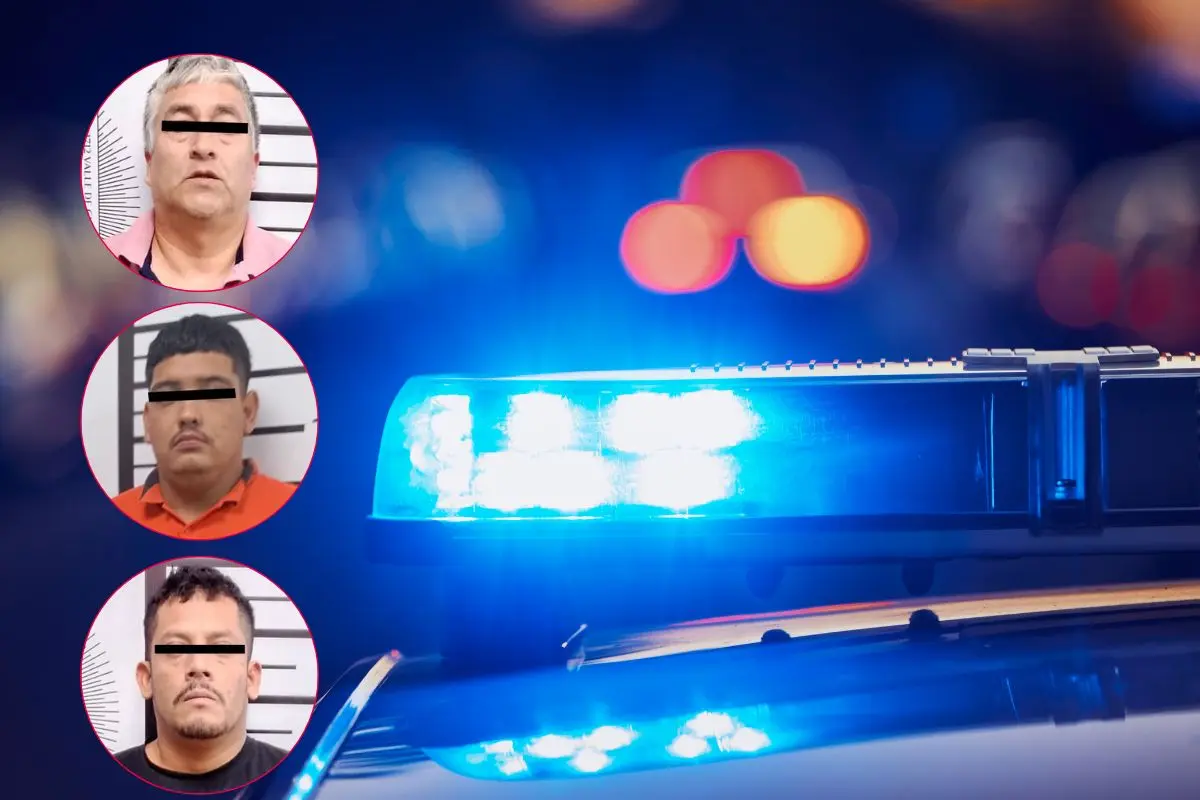 Los detenidos fueron identificados como Joaquín Macario “N”, de 47 años; Edrei “N”, de 36 años; y Juan Antonio “N”, de 20 años. Foto: Canva