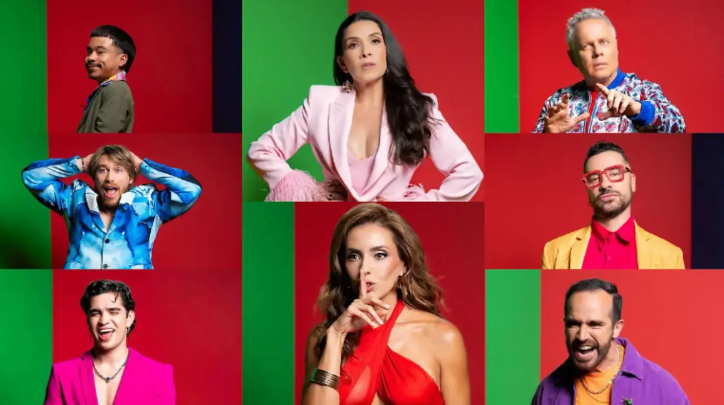 Cuatro de los ocho habitantes de LCDLFMX 2025 esta noche se encuentran nominados. Foto. Cortesía Televisa.