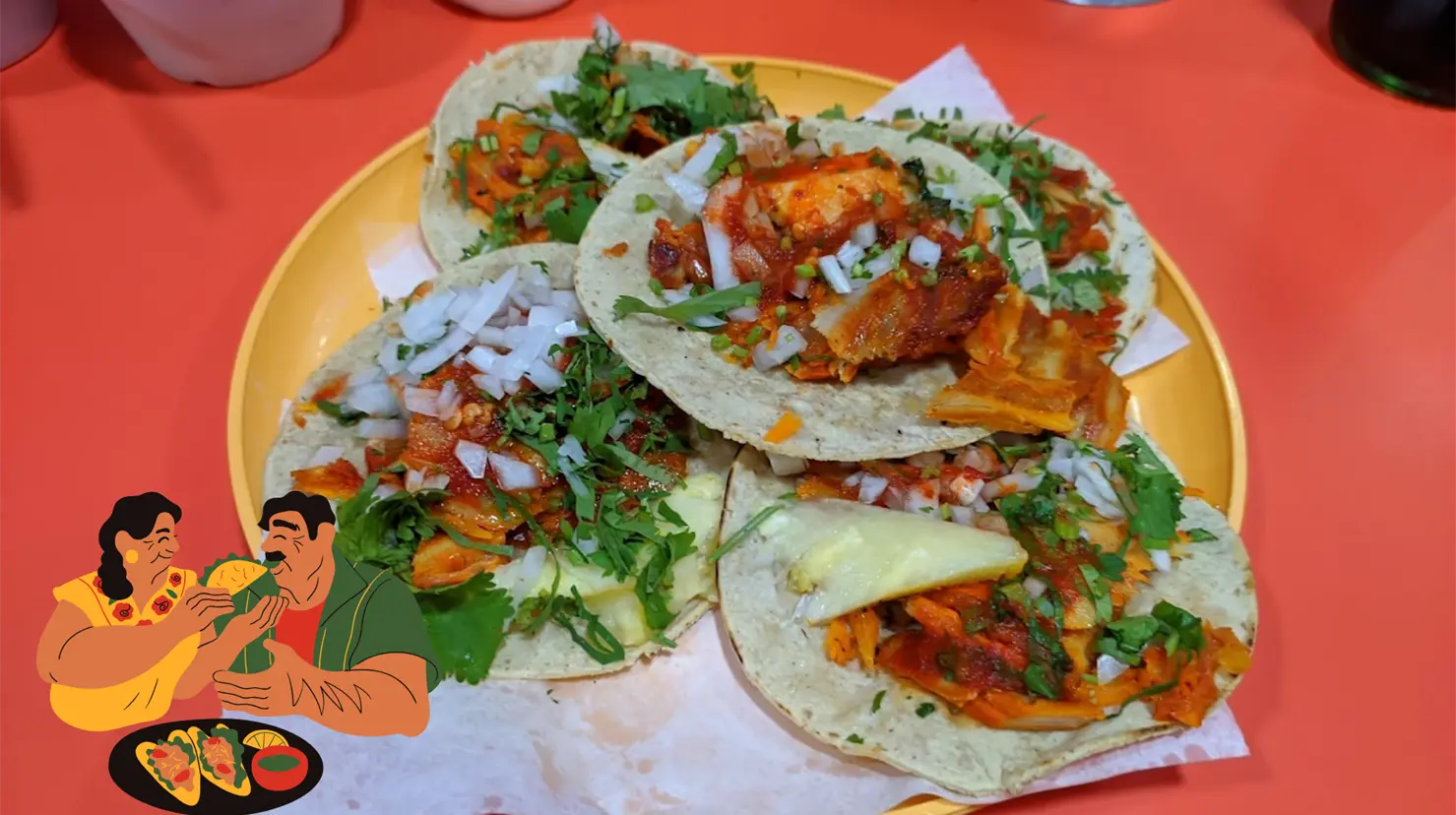 La especialidad de este negocio son los tacos al pastor. Foto: Especial.