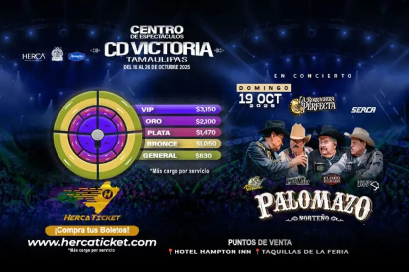 Una noche de corridos con el Palomazo Norteño | Foto: hercaticket