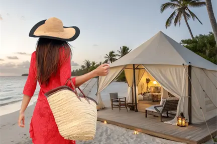 Así puedes disfrutar del  glamping en Holbox