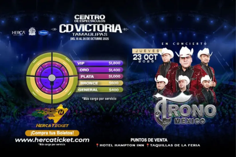 Grupo El Trono se presentará el jueves 23 de octubre | Foto: hercaticket