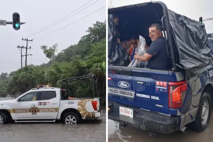 Severas inundaciones en Cancún por la onda tropical número 33