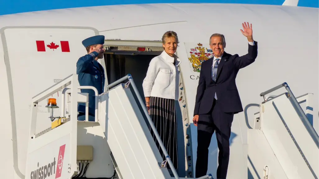 Mark Carney, primer ministro de Canadá, llega a México para reunirse con Claudia Sheinbaum