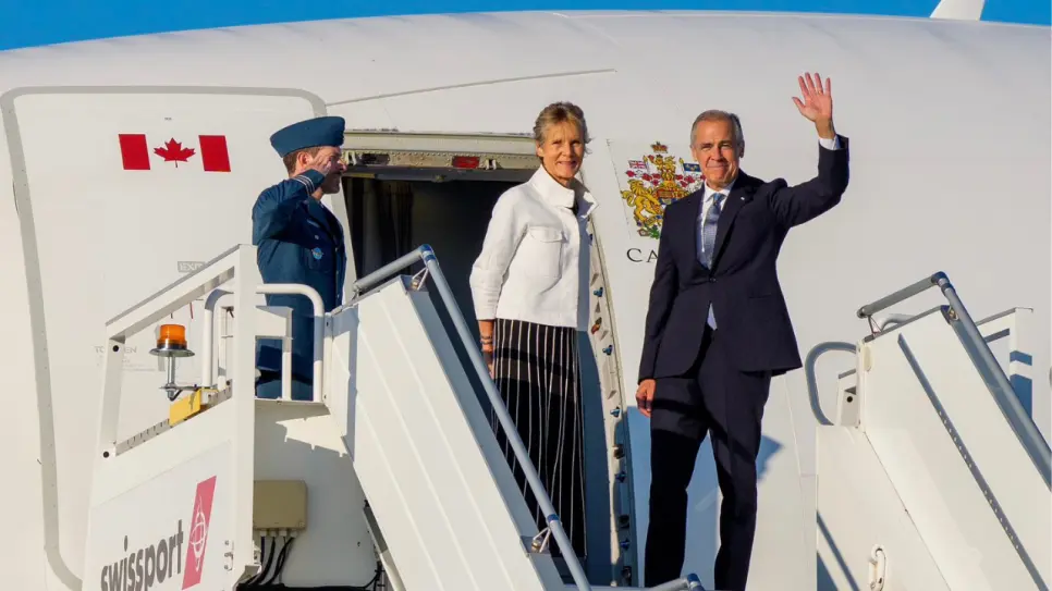 Mark Carney, primer ministro de Canadá, llega a México para reunirse con Claudia Sheinbaum