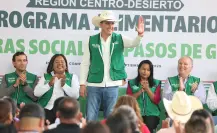Manolo Jiménez entrega mobiliario escolar y arranca obras sociales en 4 municipios de Coahuila