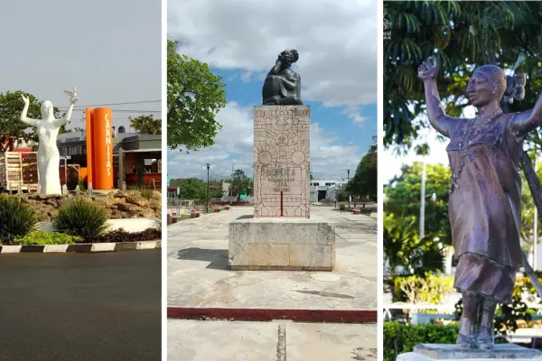 Las mestizas de Mérida: monumentos que rinden homenaje a la identidad yucateca