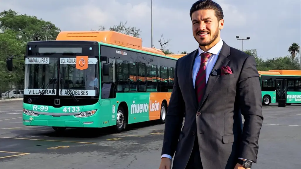 Samuel García da banderazo a nuevas unidades de transporte en Guadalupe
