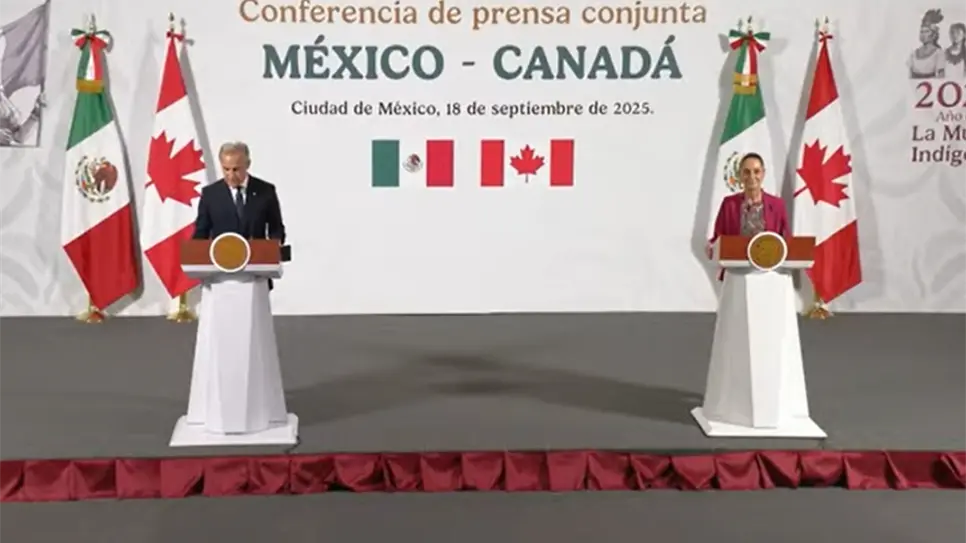 Sigue EN VIVO la conferencia de prensa de Claudia Sheinbaum y Mark Carney Sigue EN VIVO la conferencia de prensa de Claudia Sheinbaum y Mark Carney