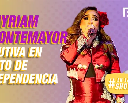 Myriam Montemayor cautiva en el Grito con música ranchera