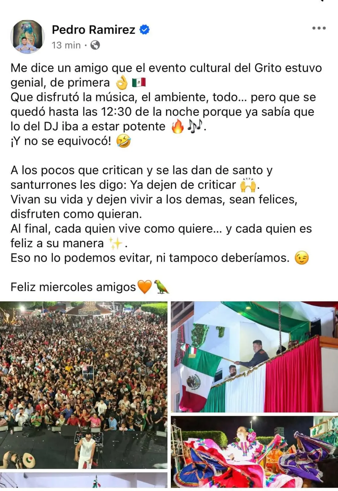 Foto: Facebook (Pedro Ramírez)