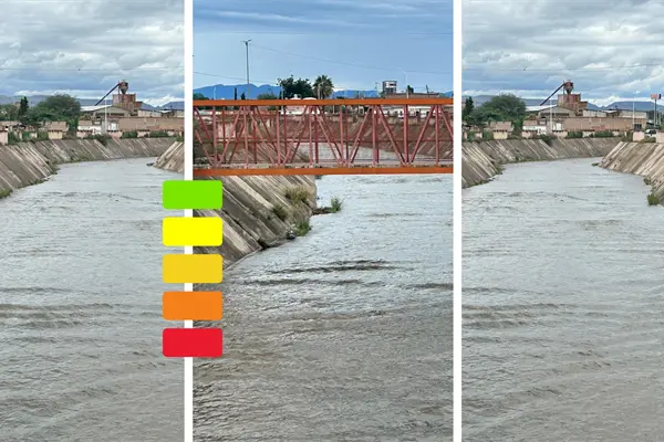Alcanza el Arroyo Seco de Durango su nivel más alto de los últimos meses