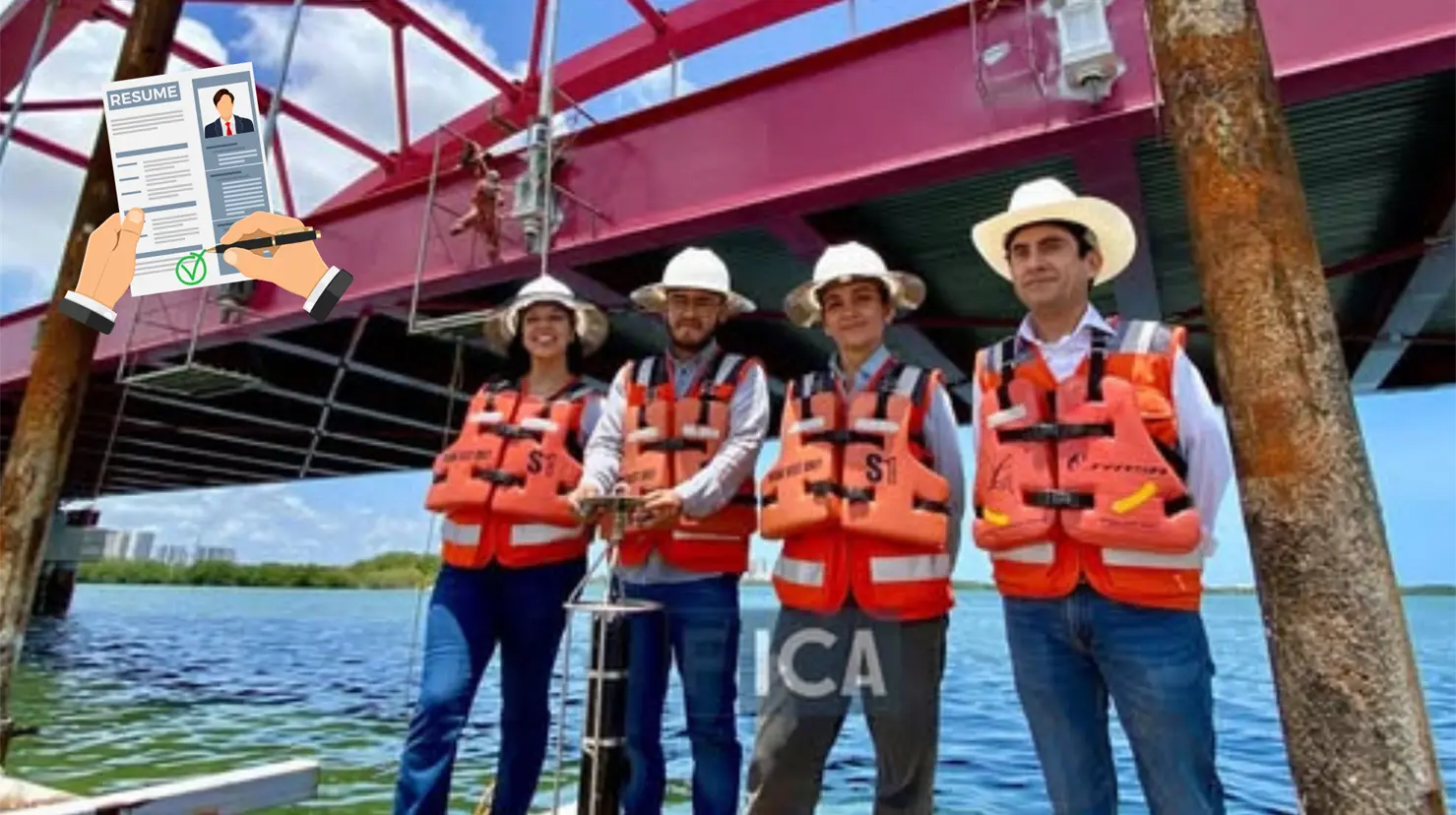Este es el apartado que tiene ICA para contratar a personas con experiencia en construcción. Foto: ICA México.