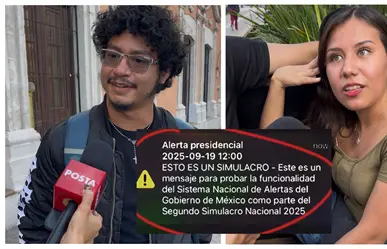 Simulacro Nacional 2025: Alerta sísmica sorprende a Saltillo; ciudadanos admiten no estar preparados