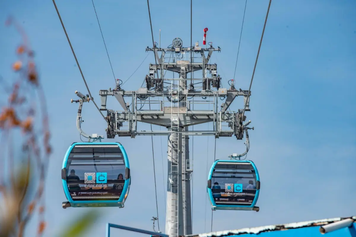 Cablebús en CDMX. Foto: @LuzElena_GE | Canva