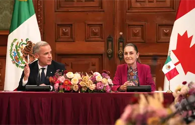 Claudia Sheinbaum llama "un muy buen encuentro" a reunión con Mark Carney, primer ministro de Canadá