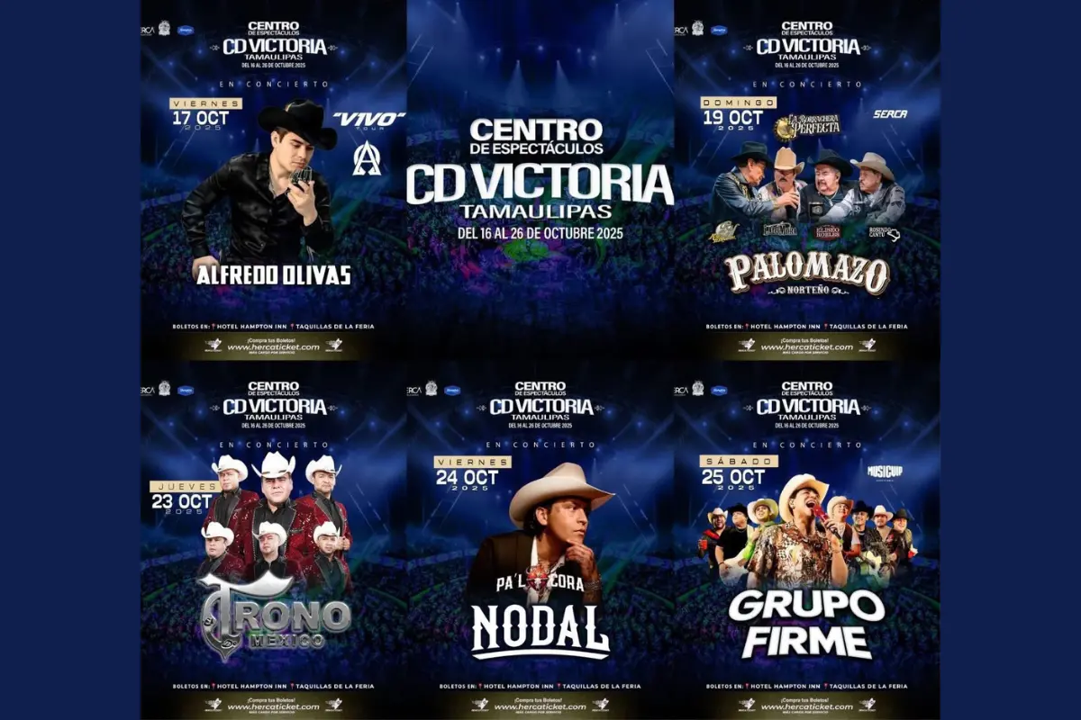 Aún puedes adquirir boletos para tus artistas favoritos del Centro de Espectáculos | Foto: Eventos Victoria