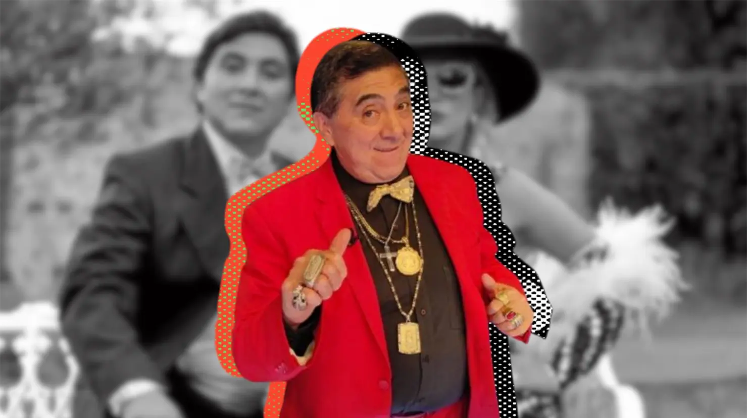 Carlos Bonavides gozó de la fama en los años 90s gracias a su personaje de Huicho Domínguez en El premio mayor al lado de Laura León. Foto. Canva.