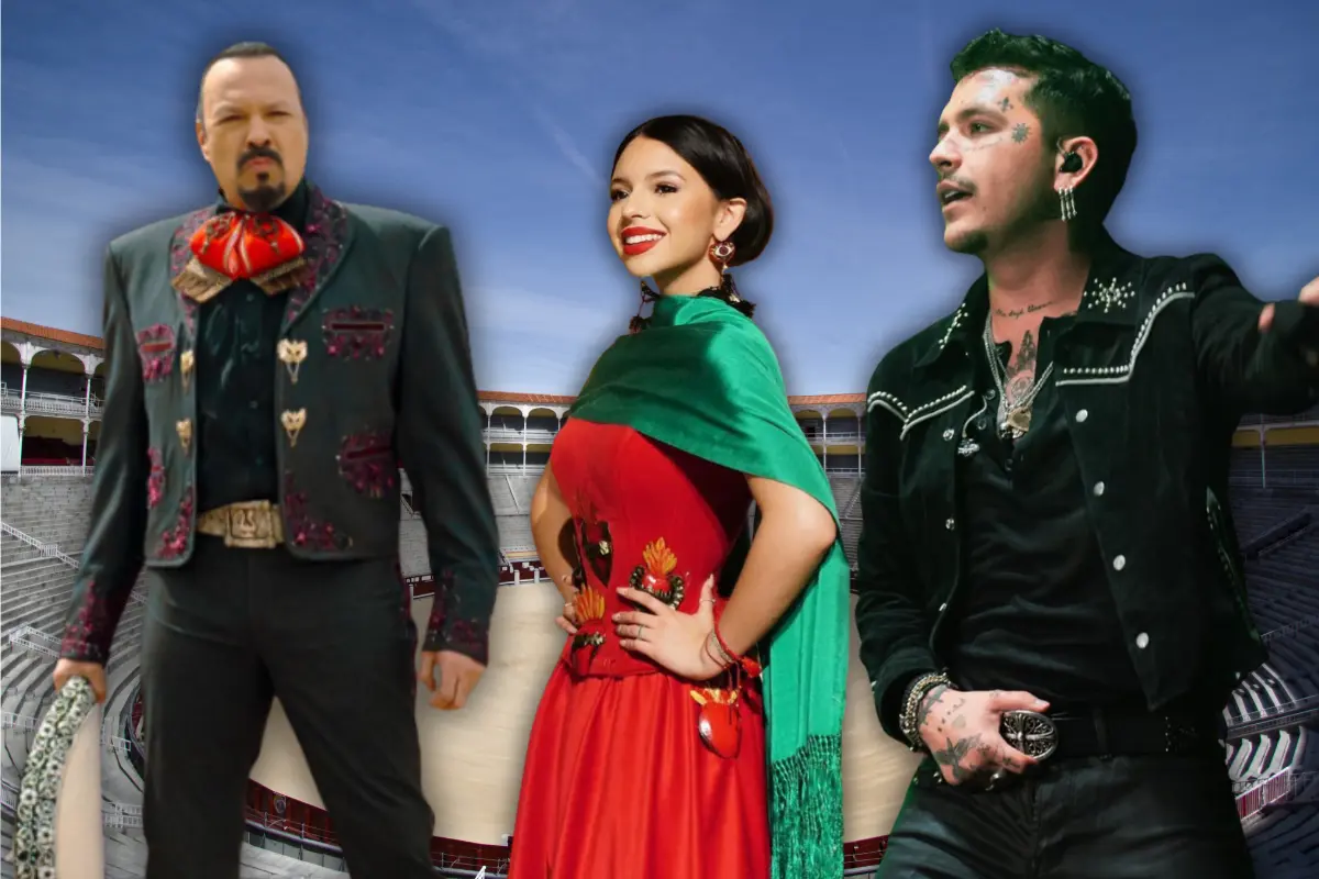 Latin Grammy 2025 (Foto: @angela_aguilar_, @pepeaguilar_oficial, @nodal de / Canva)