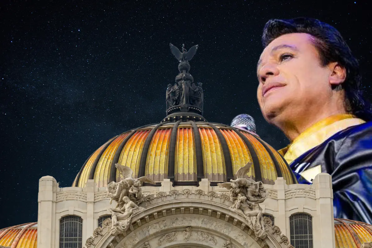 Juan Gabriel en Bellas Artes (Foto: IG @soyjuangabriel_ / Canva)