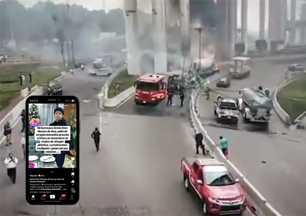 Alertan sobre fraude en redes a nombre de Kevin, joven lesionado en explosión de Iztapalapa