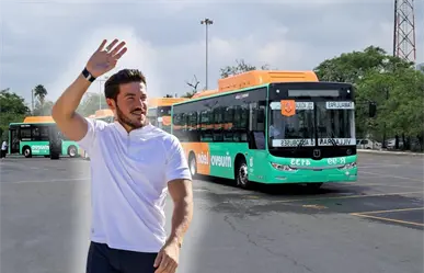 Samuel García se sube al camión y presenta mejoras en transporte I VIDEO