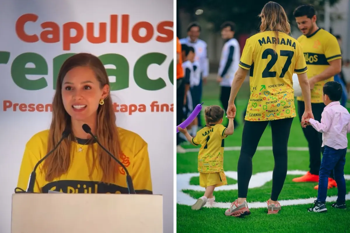 La titular de Amar a Nuevo León, Mariana Rodríguez Cantú. Foto: Composición Canva/Redes sociales Mariana Rodríguez