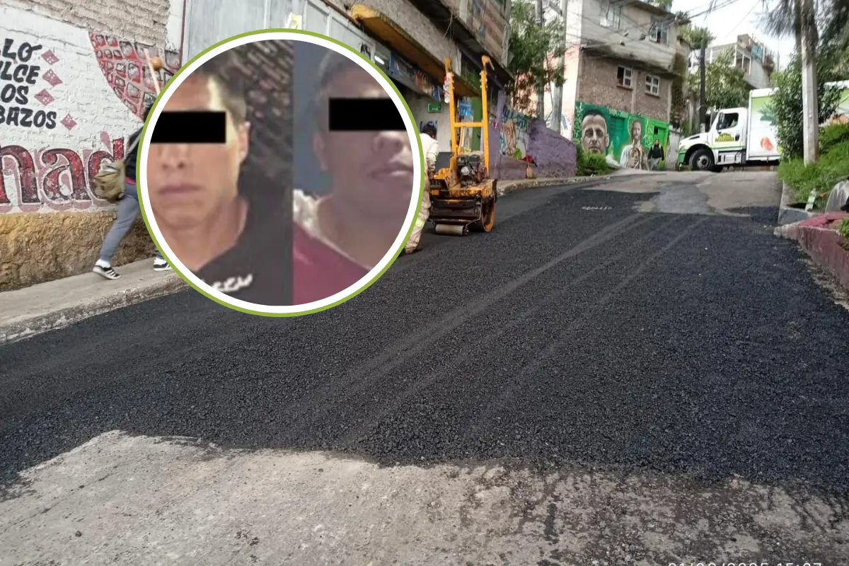 Calles de la Magdalena Contreras y presuntos asesinos. Foto: Google Maps y SSC | Canva